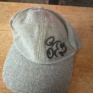 Disney Gray Cap with Black Embroidery